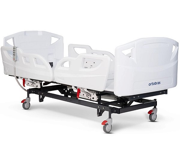 Cama Hospitalar Motorizada Multi-Posições com Elevação de Altura do Leito Bett Care Luxo