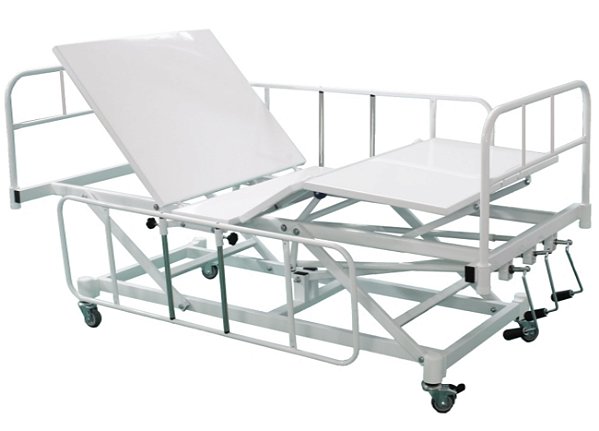 Cama Hospitalar Manual 3 Movimentos com Elevação do Leito Standard - NG101ES