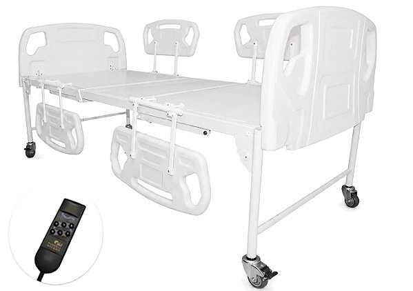 Cama Hospitalar Motorizada Fowler 2 Movimentos Luxo